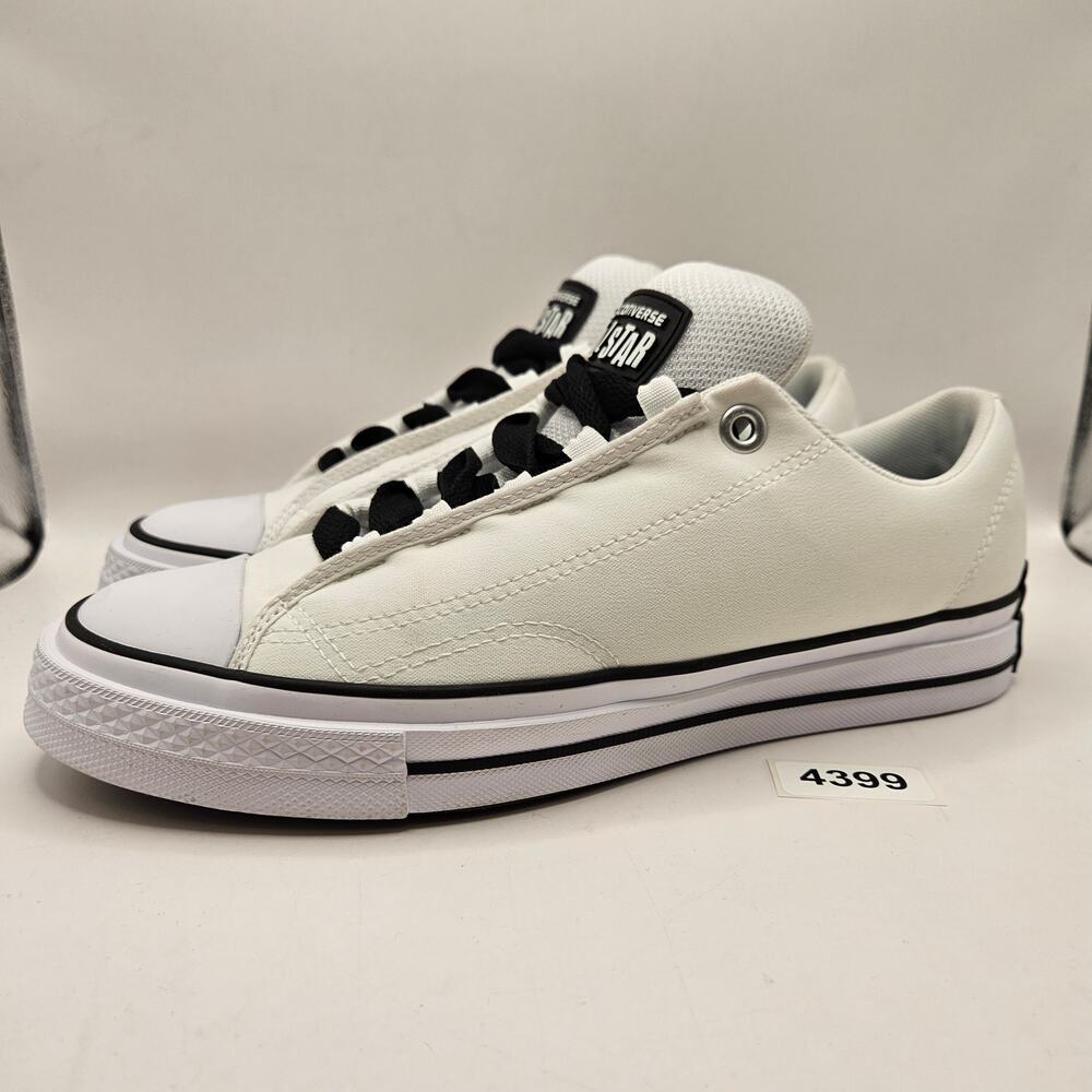 CONVERSE MEN'S 9.5 CHUCK TAYLOR ALLSTAR PUFF FAT TOUGUE LO WHITE A14722C